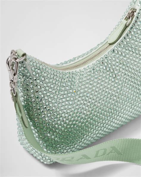 prada aqua crystal bag|prada re edition crystal bag.